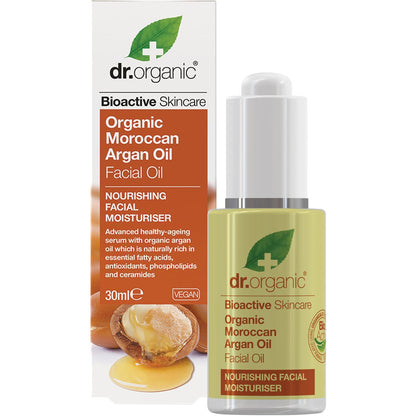 Dr. Organic- Facial Oil Organic Moroccan Argan Oil-30ml