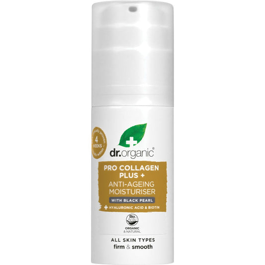 Dr. Organic- Pro Collagen Plus+ Anti Ageing Moisturiser Black Pearl-50ml
