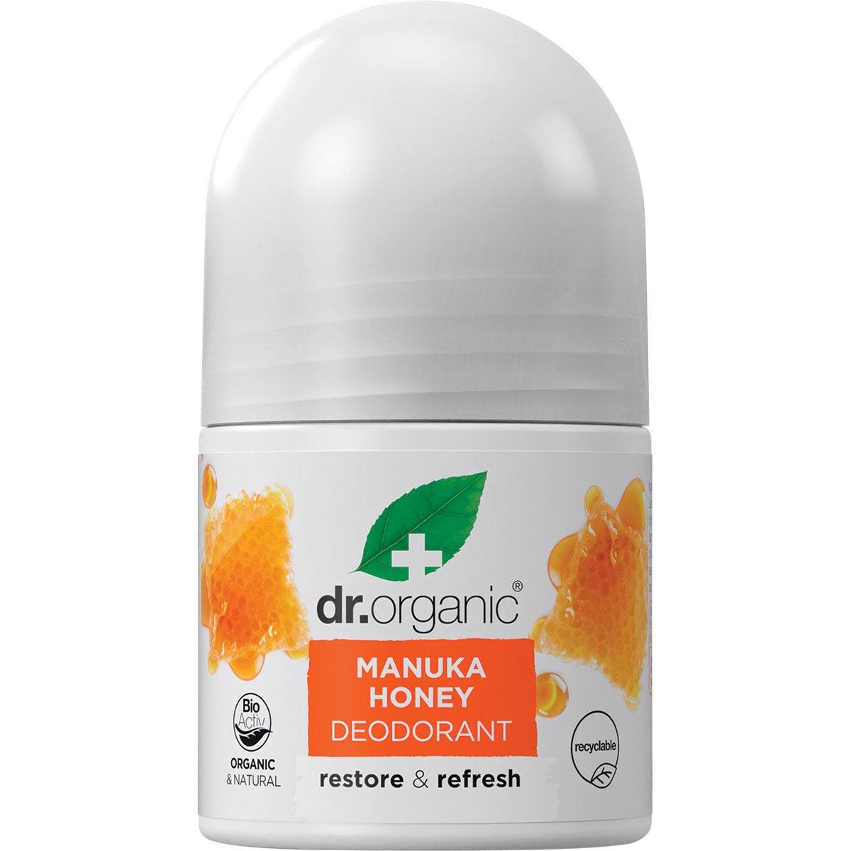 Dr. Organic- Roll-On Deodorant Manuka Honey-50ml