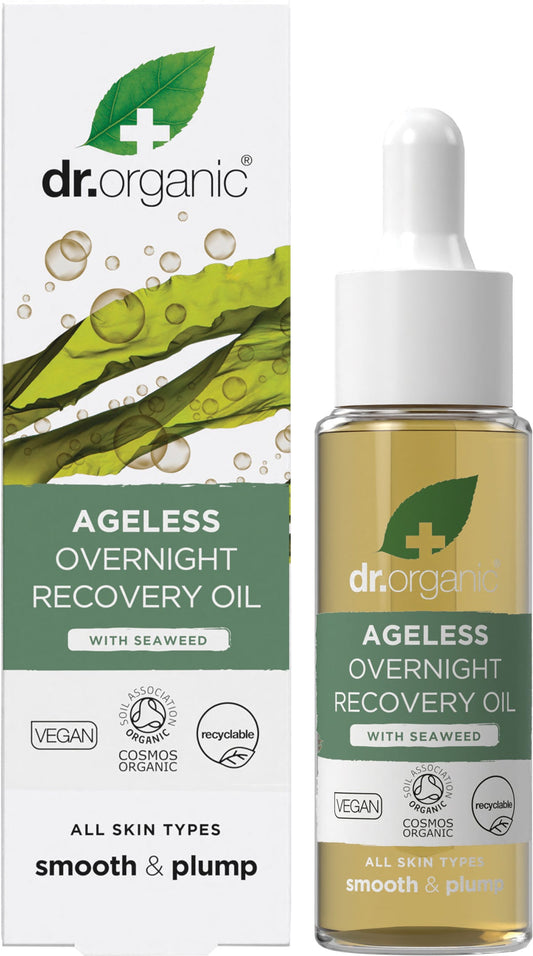 Dr. Organic- Overnight Recovery Oil Ageless with Seaweed-30ml