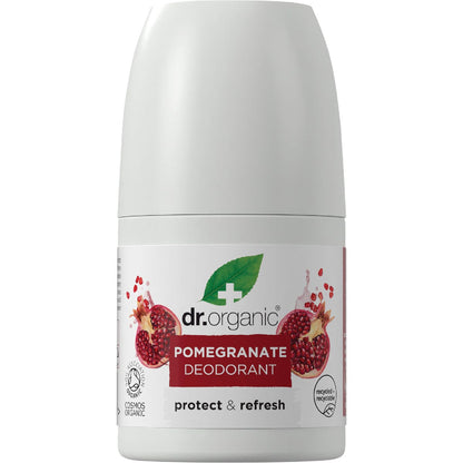 Dr. Organic- Roll-On Deodorant Pomegranate-50ml