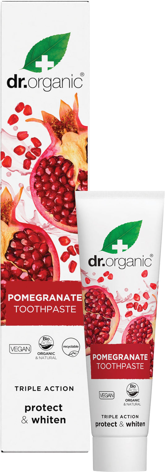 Dr. Organic- Toothpaste Whitening Organic Pomegranate-100ml