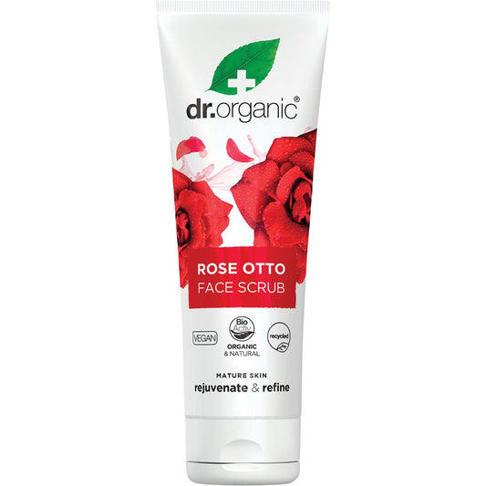 Dr. Organic- Face Scrub Rose Otto-125ml