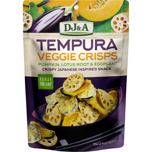 DJ&A- Tempura Veggie Crisps-9x70g