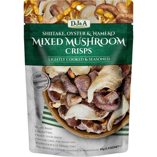 DJ&A- Mixed Mushroom Crisps-9x65g