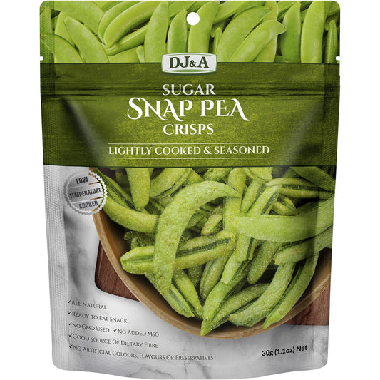 DJ&A- Sugar Snap Pea Crisps-10x30g