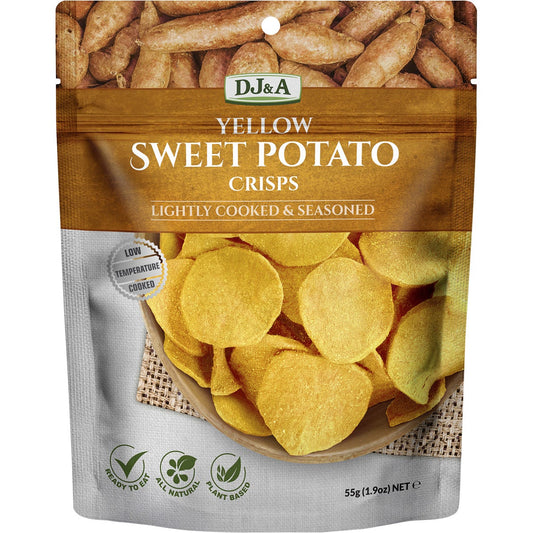 DJ&A- Yellow Sweet Potato Crisps-10x55g