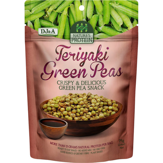 DJ&A- Nature's Protein Teriyaki Green Peas-12x75g