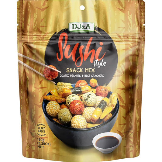 DJ&A- Sushi Style Snack Mix-9x150g