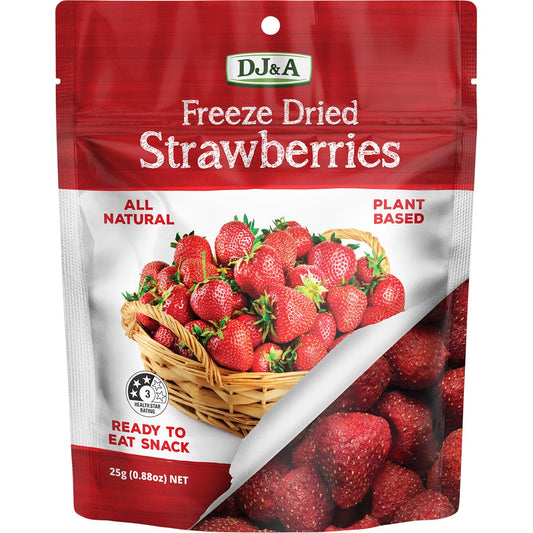 DJ&A- Freeze Dried Strawberries-10x25g