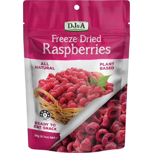 DJ&A- Freeze Dried Raspberries-10x20g