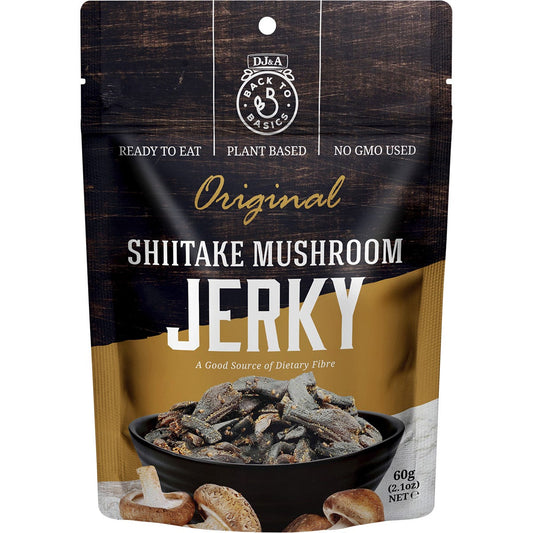 DJ&A- Shiitake Mushroom Jerky Original-12x60g
