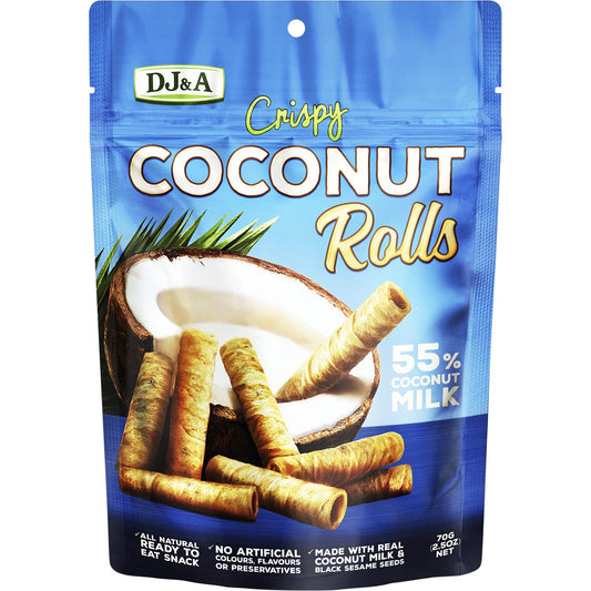 DJ&A- Crispy Coconut Rolls-20x70g