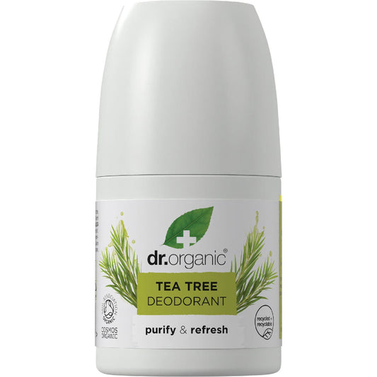Dr. Organic- Roll-On Deodorant Tea Tree-50ml