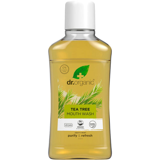Dr. Organic- Mouthwash Tea Tree-500ml