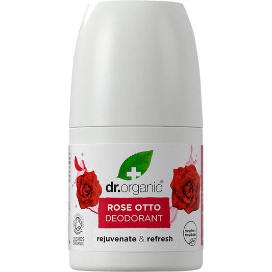 Dr. Organic- Roll-On Deodorant Rose Otto-50ml