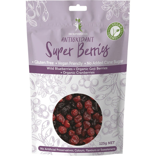 Dr Superfoods- Dried Antioxidant Super Berries-125g