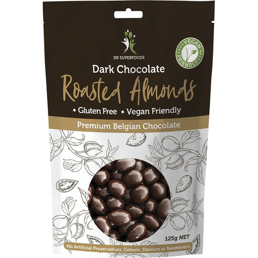 Dr Superfoods- Roasted Almonds Dark Chocolate-125g