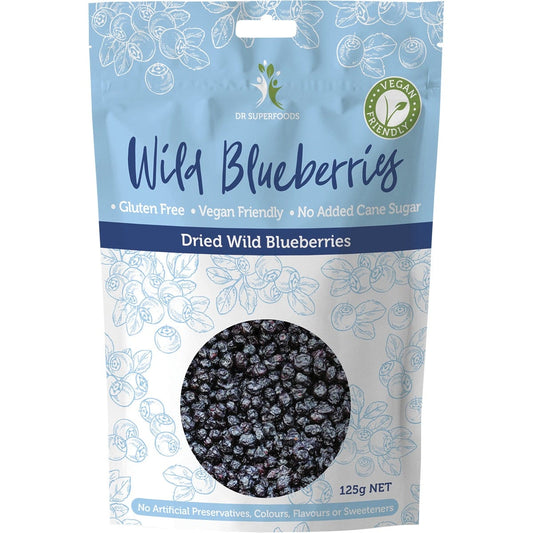 Dr Superfoods- Dried Wild Blueberries-125g