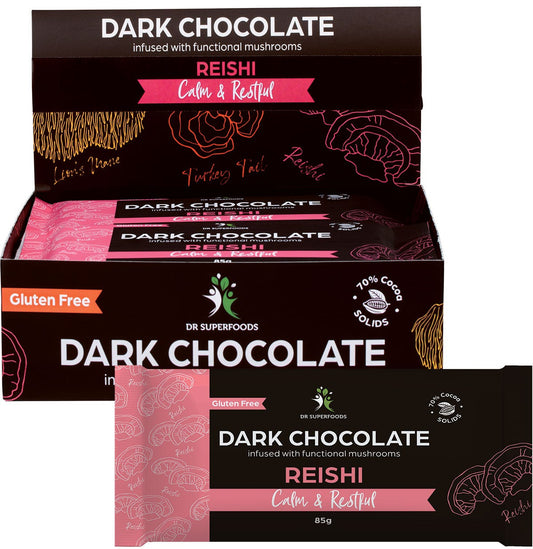 Dr Superfoods- Dark Chocolate Bar Calm & Restful-12x85g