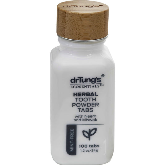 Dr Tung's- Herbal Tooth Powder Tabs Mint-Free-100 Tabs