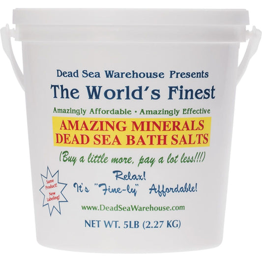 Dead Sea Warehouse- Dead Sea Bath Salts Bucket-2.27kg