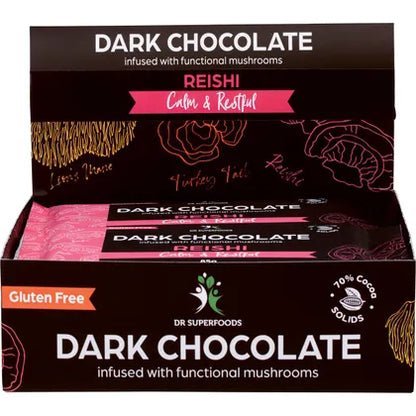 Dr Superfoods- Dark Chocolate Bar Calm & Restful-12x85g