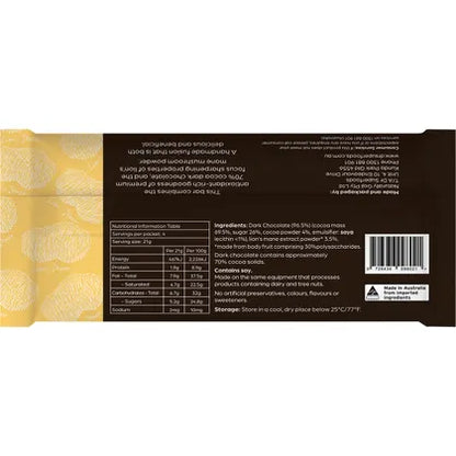 Dr Superfoods- Dark Chocolate Bar Mental Clarity-12x85g