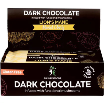 Dr Superfoods- Dark Chocolate Bar Mental Clarity-12x85g