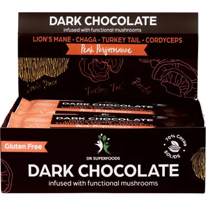 Dr Superfoods- Dark Chocolate Bar Peak Performance-12x85g