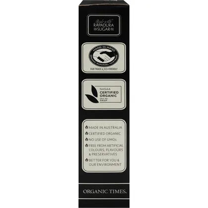Organic Times- Dark Chocolate Licorice-150g