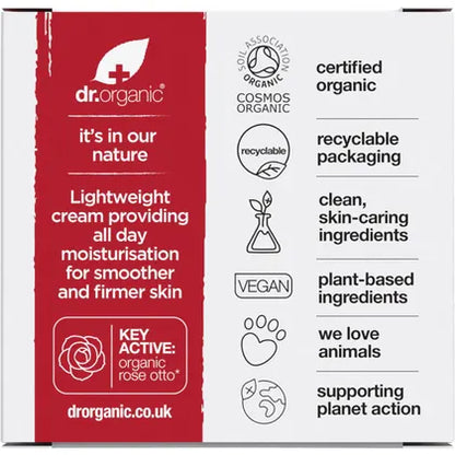 Dr. Organic- Day Cream Rose Otto-50ml