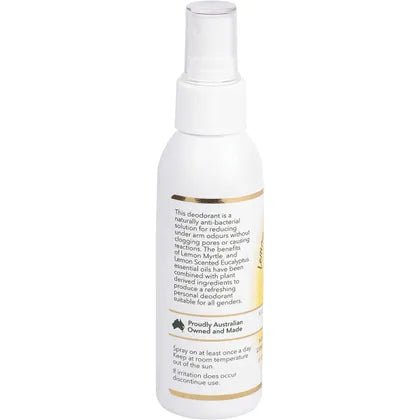 Lemon Myrtle Fragrances- Deodorant Aluminium Free-125ml