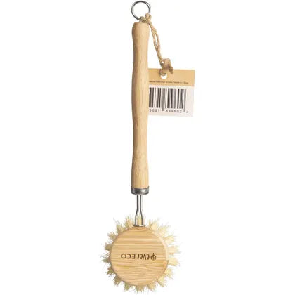 Ever Eco- Dish Brush Bamboo Handle, Sisal Bristles