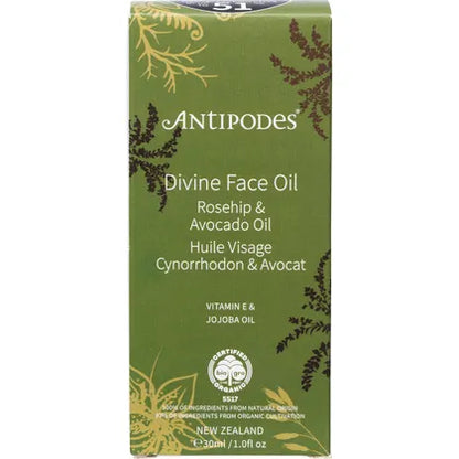 Antipodes- Divine Rosehip & Avocado Oil Face Oil-30ml