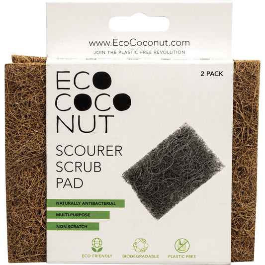 Ecococonut- Scourer Scrub Pad-2pk