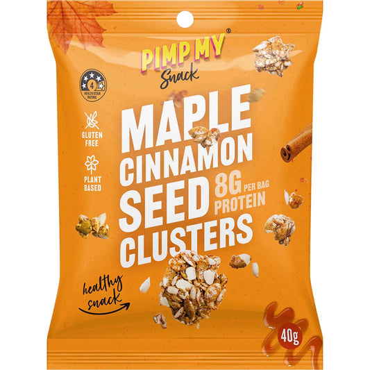 Pimp My Snack- Maple Cinnamon Seeds Clusters-12x40g
