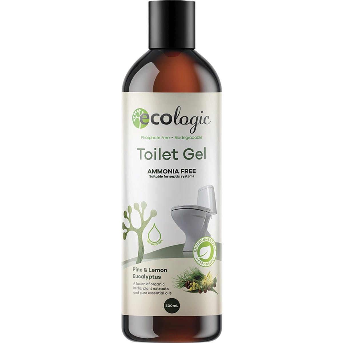 Ecologic- Toilet Gel Pine & Lemon Eucalyptus-500ml