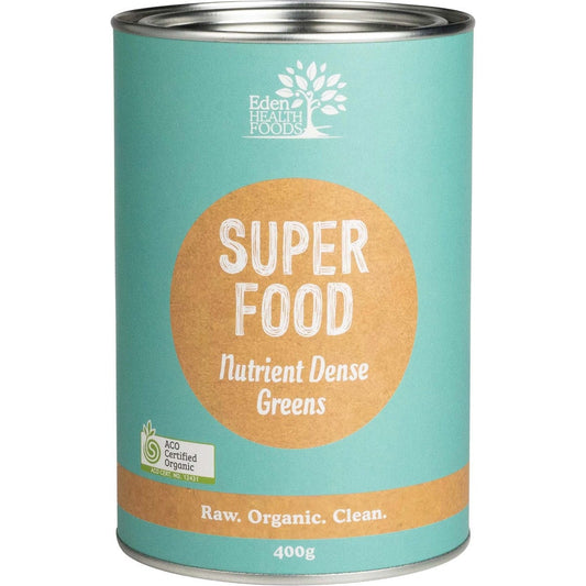 Eden Healthfoods- Superfood Certified Organic Greens Powder-400g