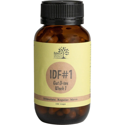 Eden Healthfoods- IDF#1 Gut D-tox Week 1 VegeCaps-100 Caps
