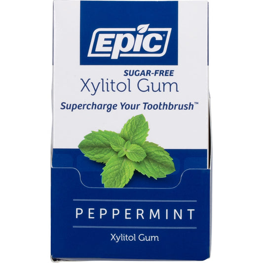 Epic- Xylitol Chewing Gum Peppermint-12x12pcs
