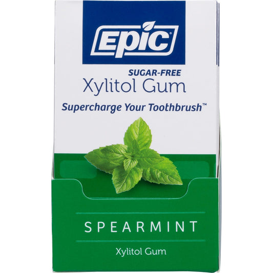 Epic- Xylitol Chewing Gum Spearmint-12x12pcs