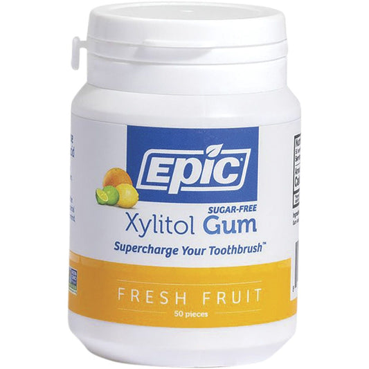 Epic- Xylitol Chewing Gum Fresh Fruit-50pcs