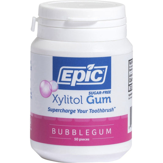 Epic- Xylitol Chewing Gum Bubblegum-50pcs