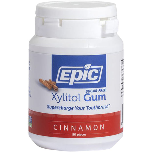 Epic- Xylitol Chewing Gum Cinnamon-50pcs