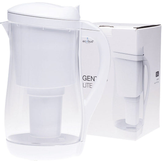 Ecobud- Gentoo Plastic Water Filter Jug White-1.5L