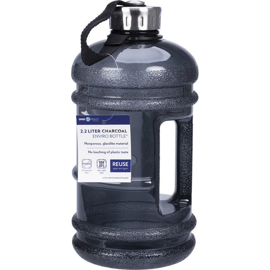 Enviro Products- Drink Bottle Eastar BPA Free Charcoal-2.2L