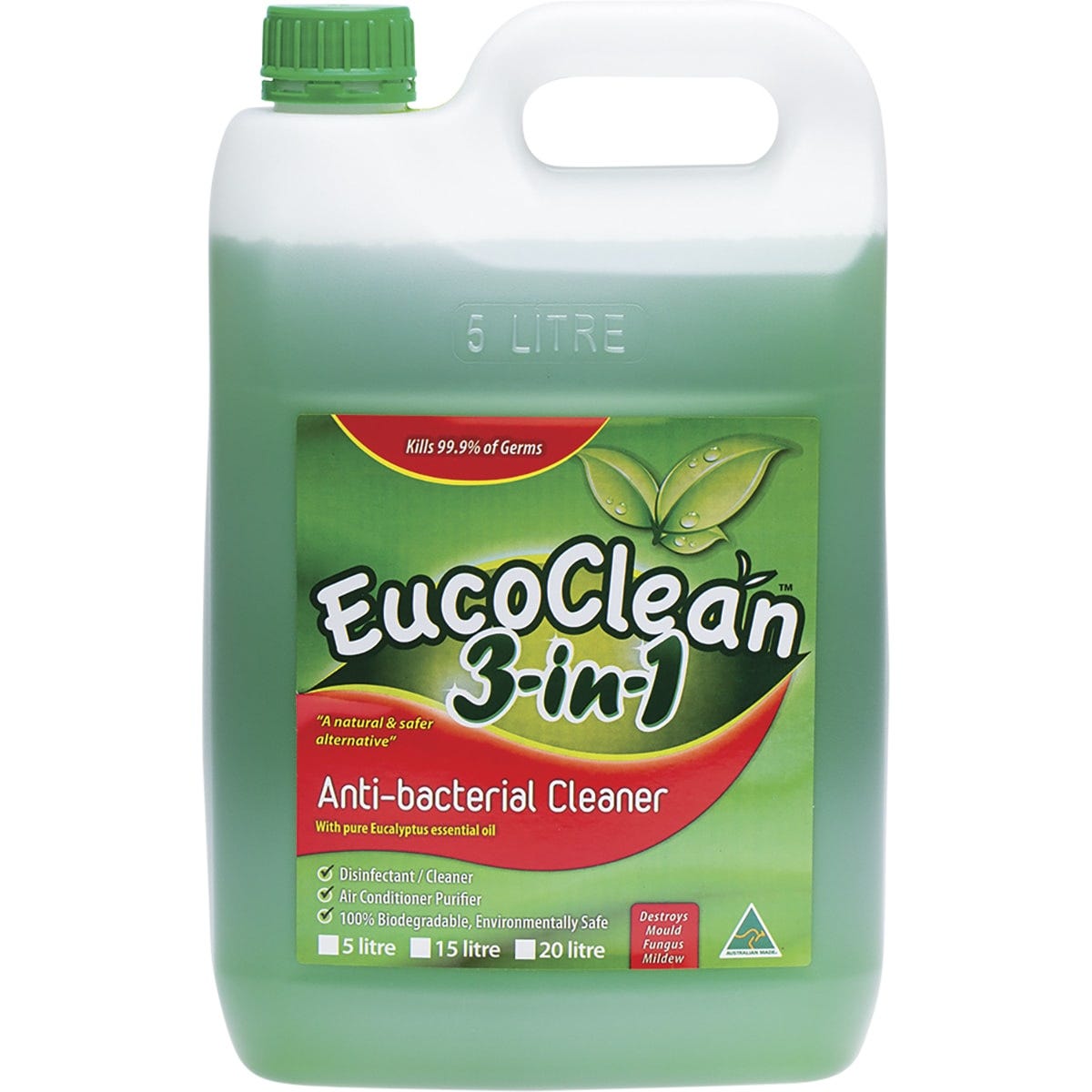 Eucoclean- Anti-Bacterial Cleaner 3-in-1 Eucalyptus-5L