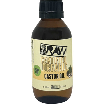 Every Bit Organic- Castor Oil - Amber Glass Bottle-100ml