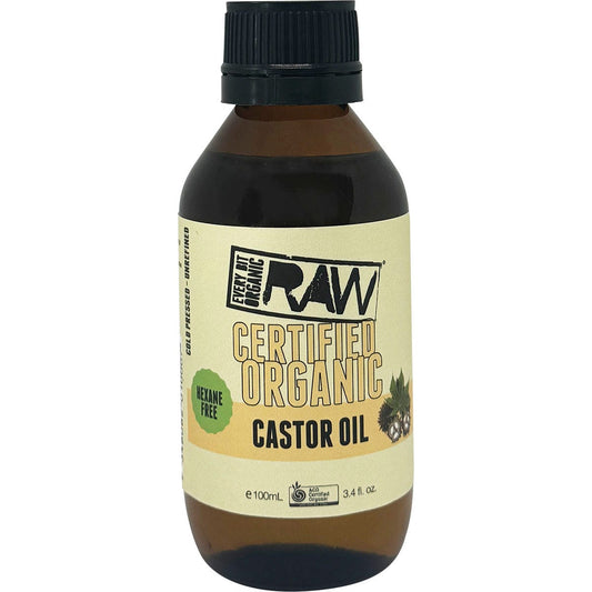 Every Bit Organic- Castor Oil - Amber Glass Bottle-100ml